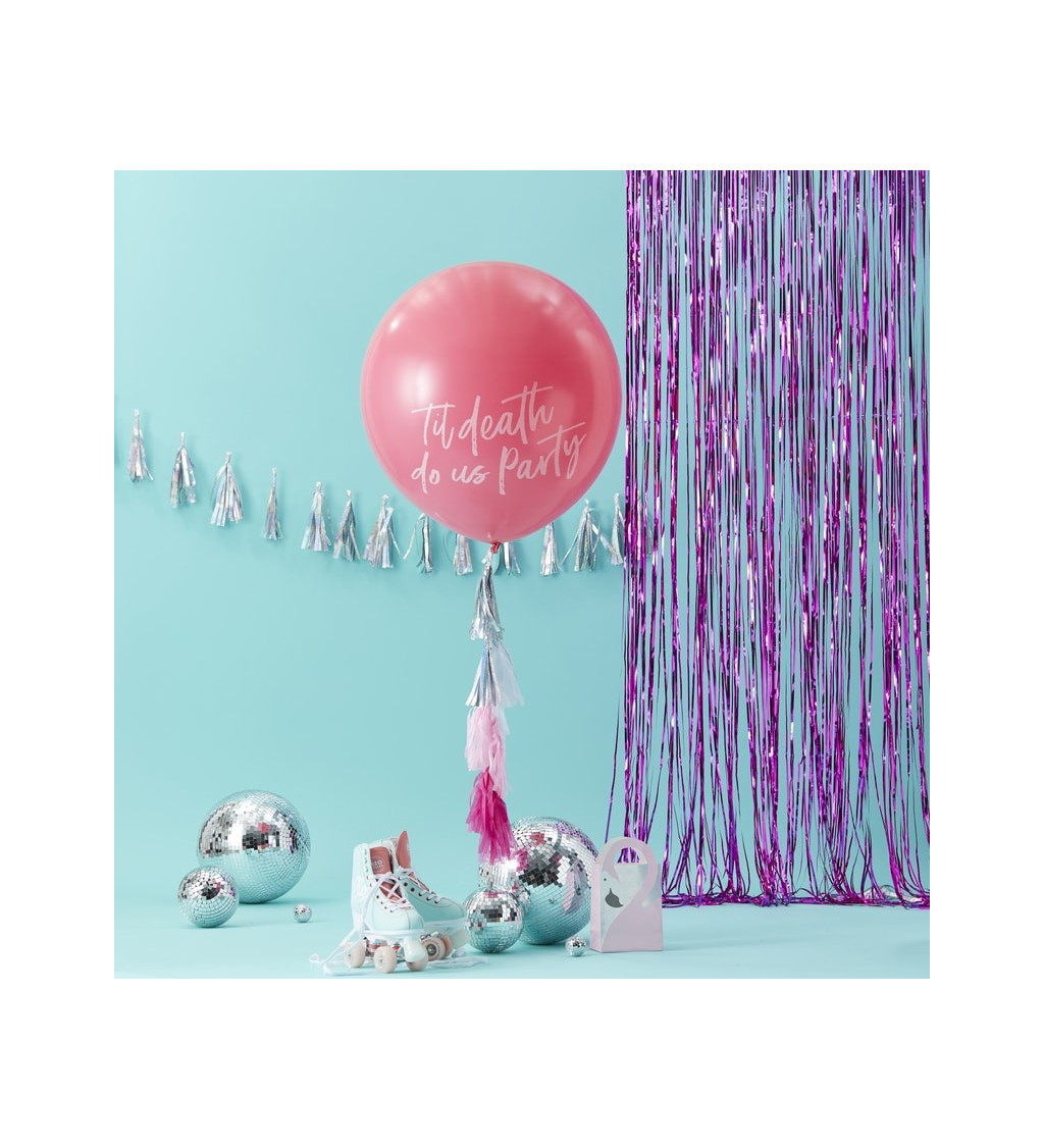 Velký párty balónek - růžový