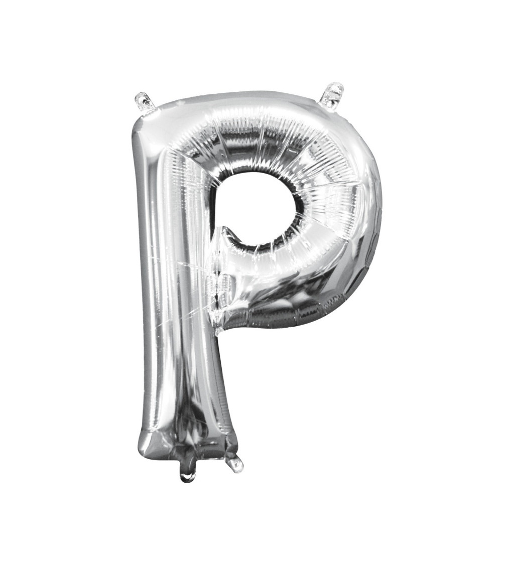 Stříbrný mini balónek P