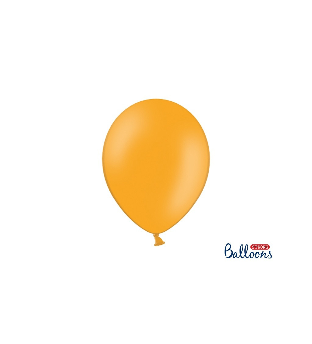Latexové balónky 30 cm oranžové, 10 ks
