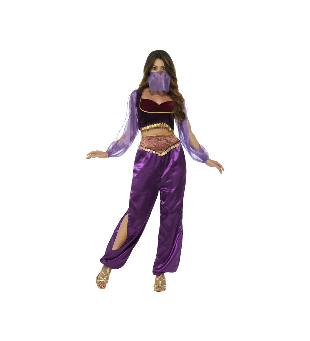 Dámský kostým Arabská tanečnice - fialový