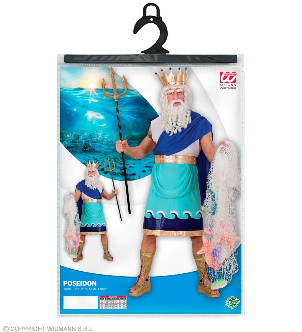 Pánský kostým - bůh Poseidon