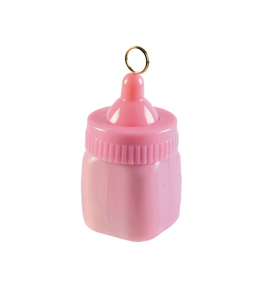 Balónkové závaží - růžová lahvička