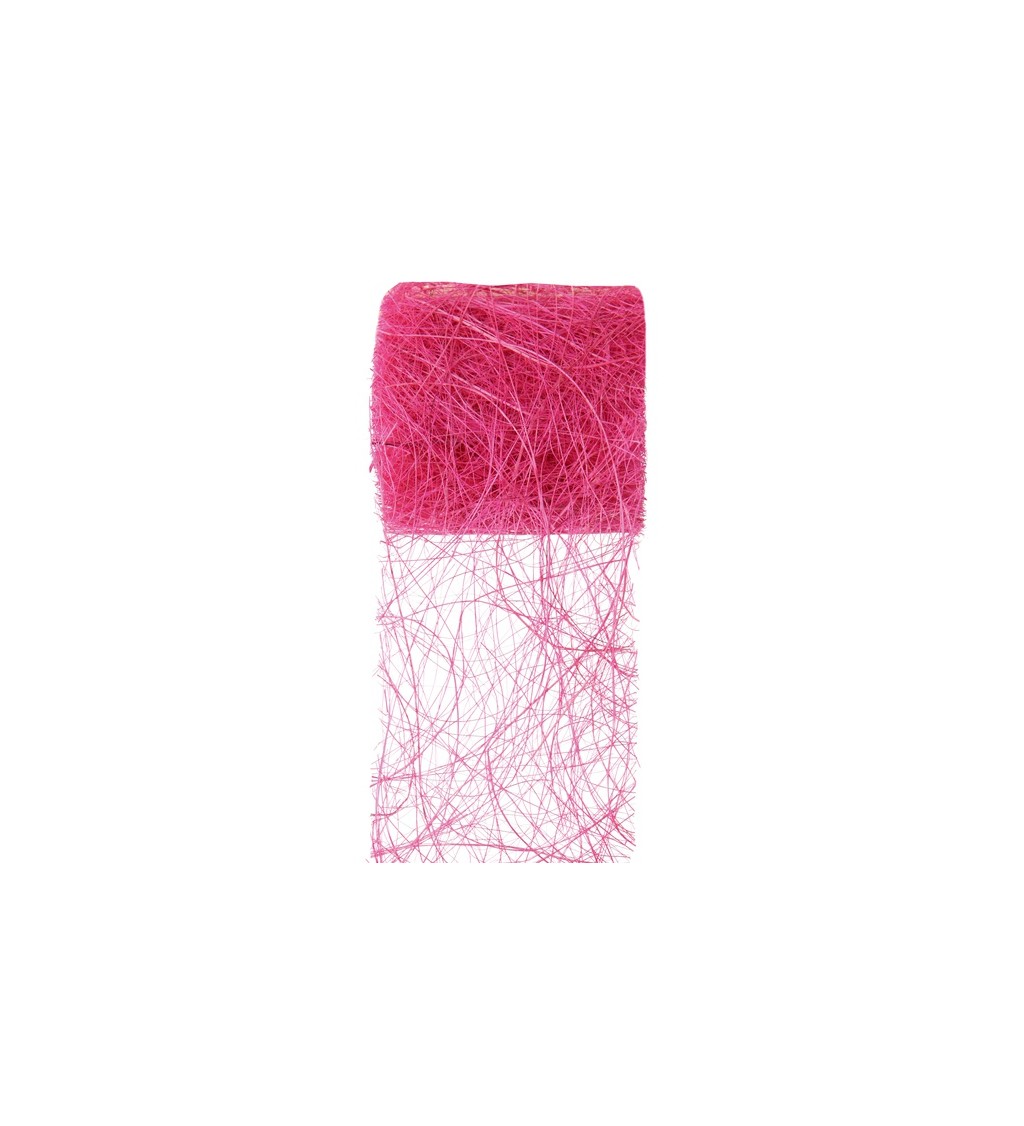 Abaka lýkové vlákno - tmavě růžové
