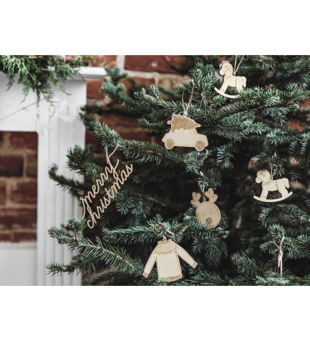 Vánoční ozdoby - dřevěné