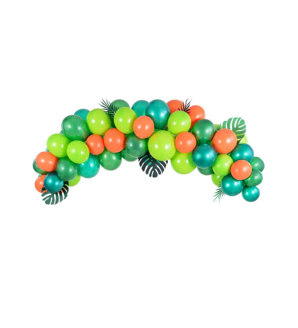 EKO Latexové balónky 30 cm zelené, 10 ks