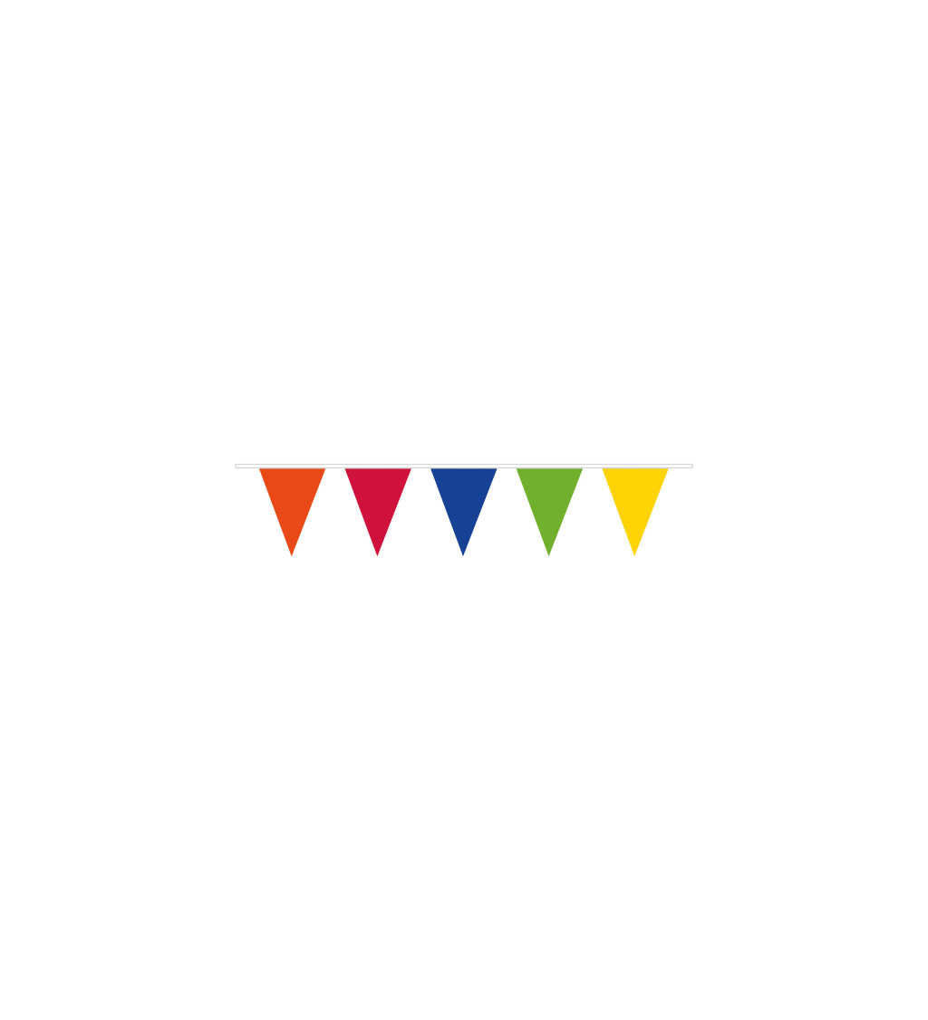Girlanda barevné vlaječky