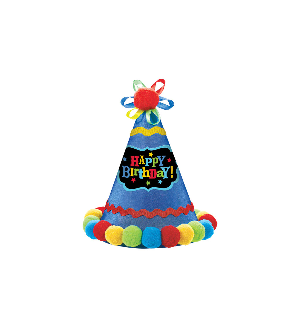 Fóliový balónek čepice - Happy Birthday