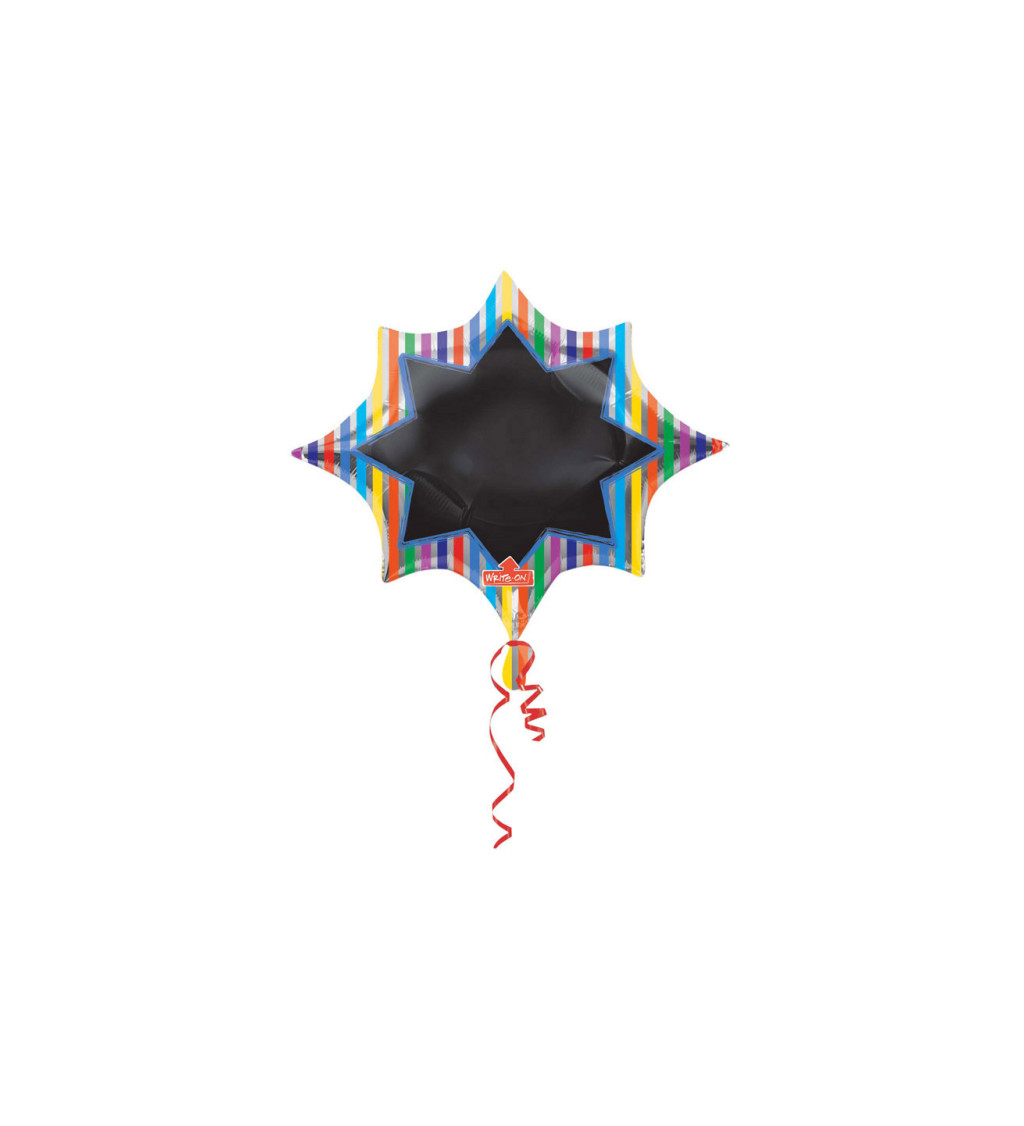 Popisovací balónek hvězda