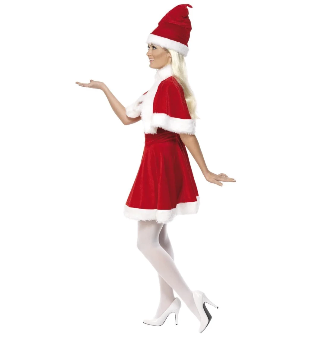 Dámský kostým -  Miss Santa - deluxe