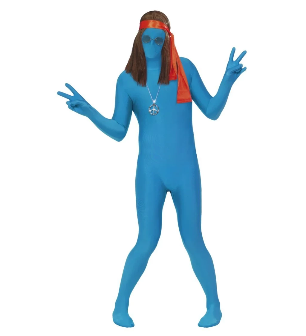Pánský kostým Morphsuit modrý