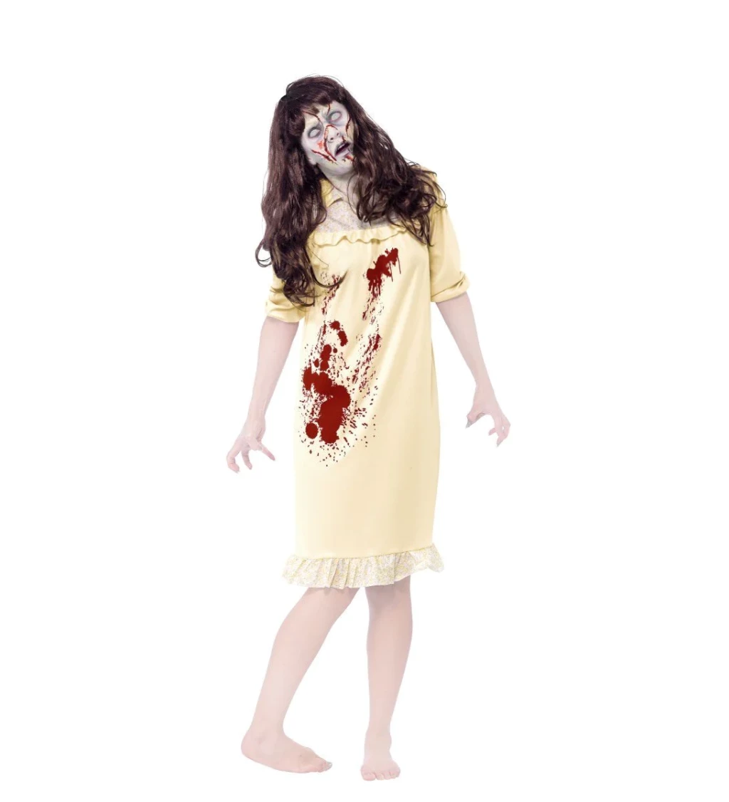 Kostým na halloween - náměsíčná zombie