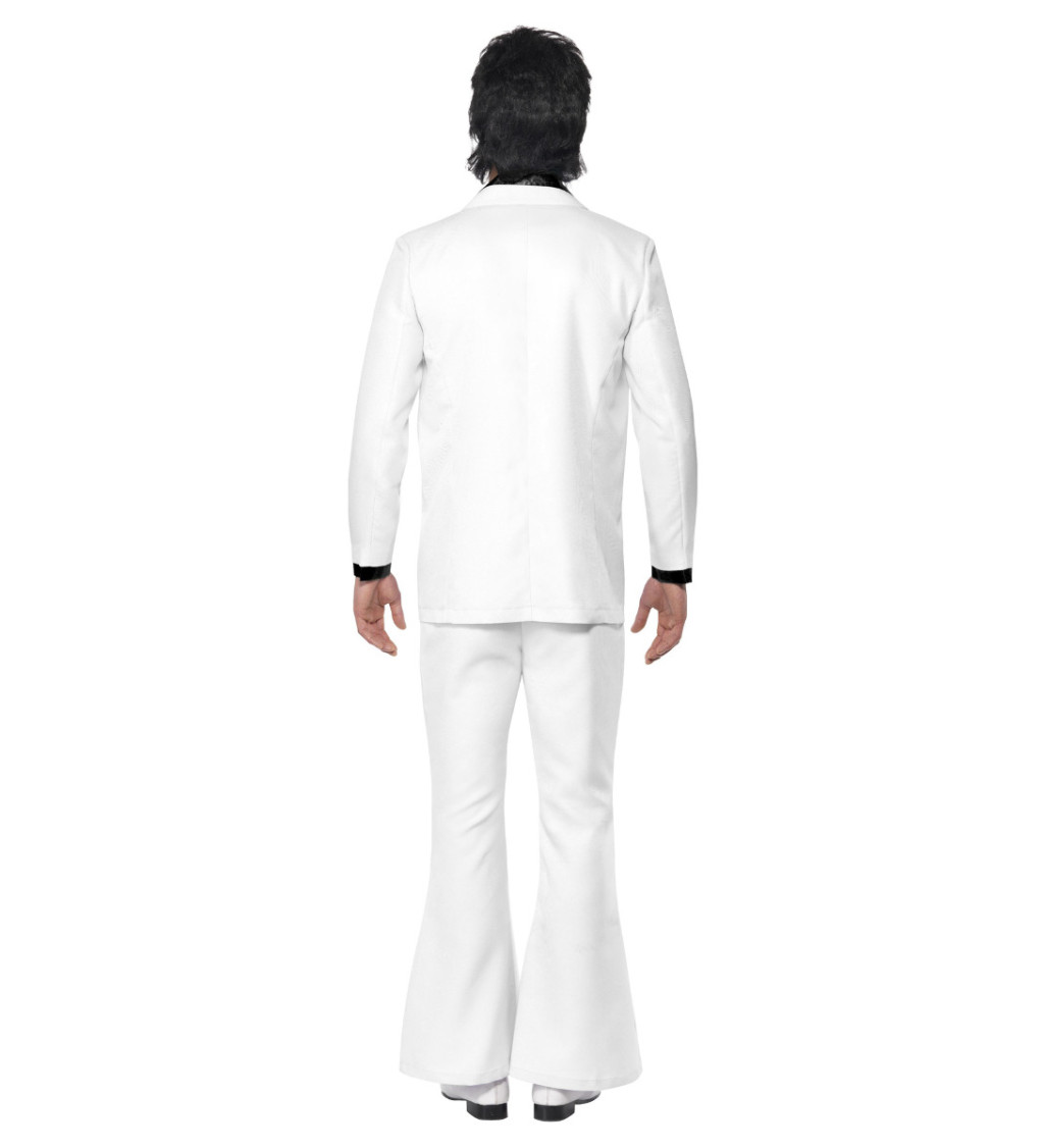 Pánský kostým - 70. léta - bílo-černý oblek