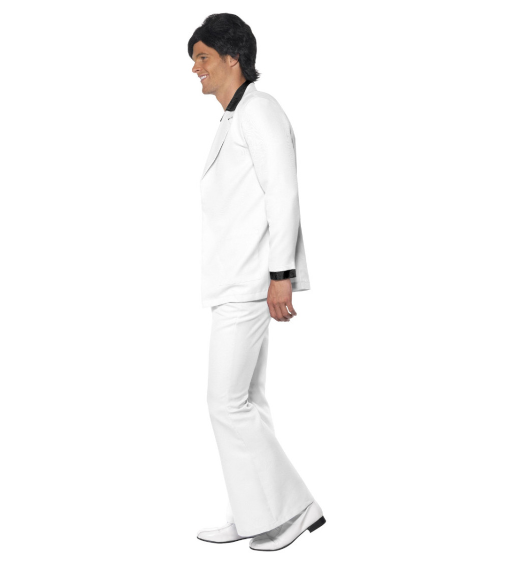 Pánský kostým - 70. léta - bílo-černý oblek