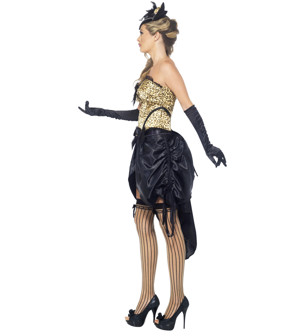 Dámský kostým - Burlesque - leopardí vzor