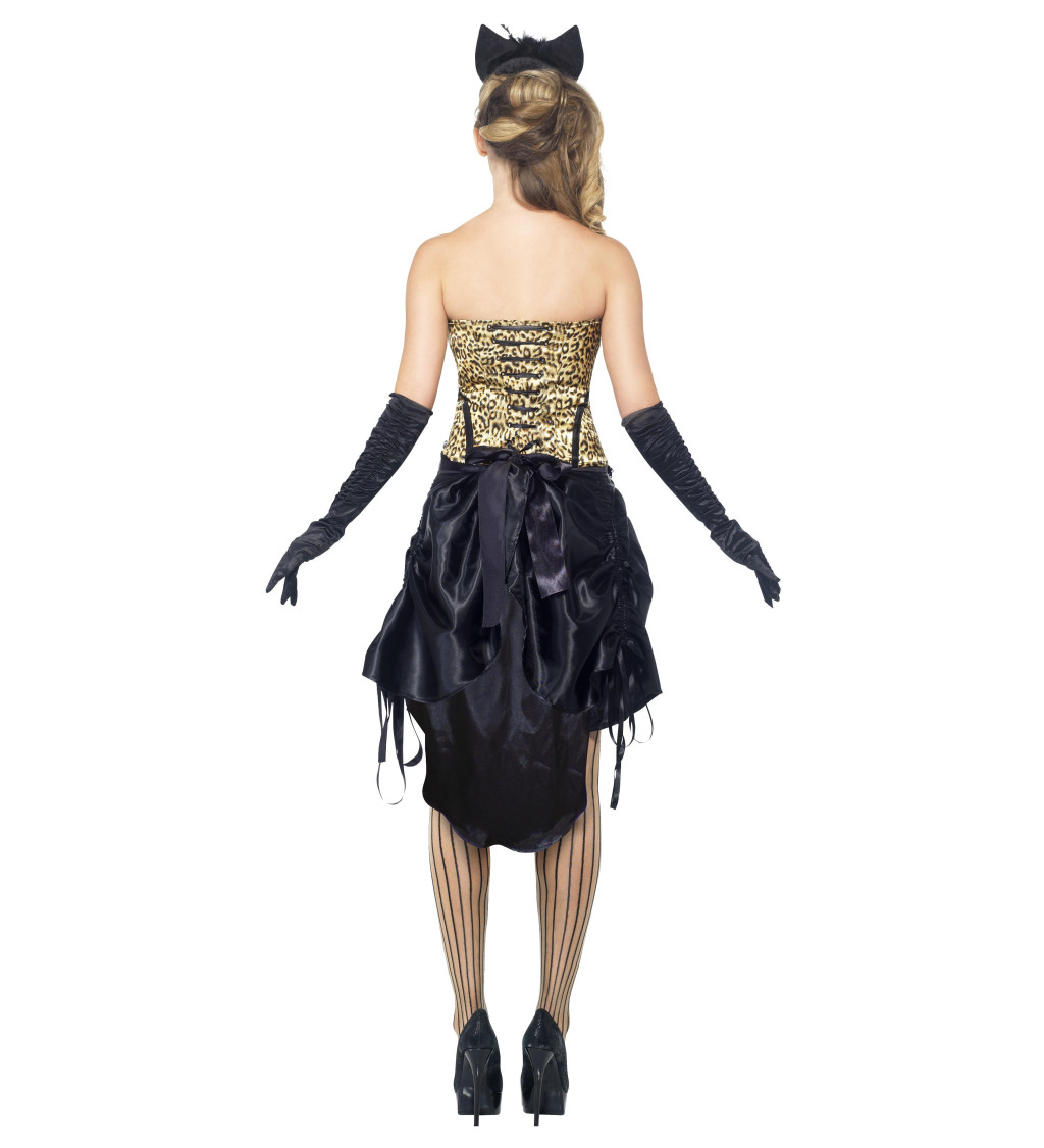Dámský kostým - Burlesque - leopardí vzor