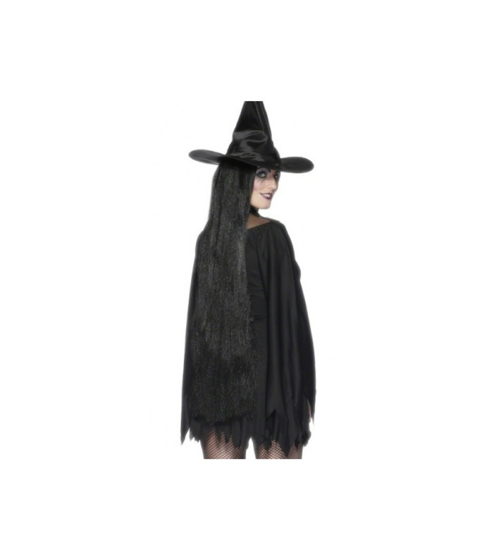 Dámská paruka pro čarodějnice - extra dlouhá