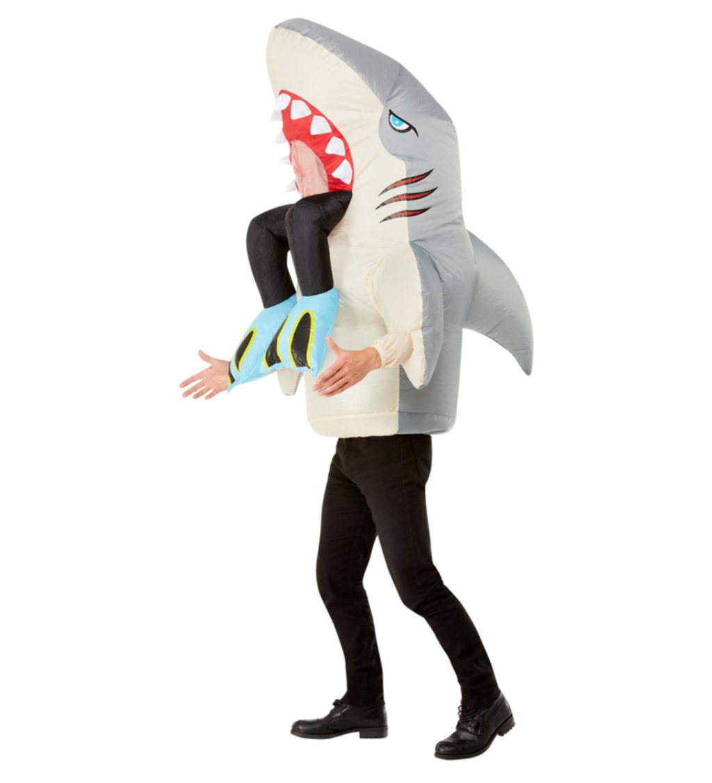 Pánský kostým - Žralok a potápěč