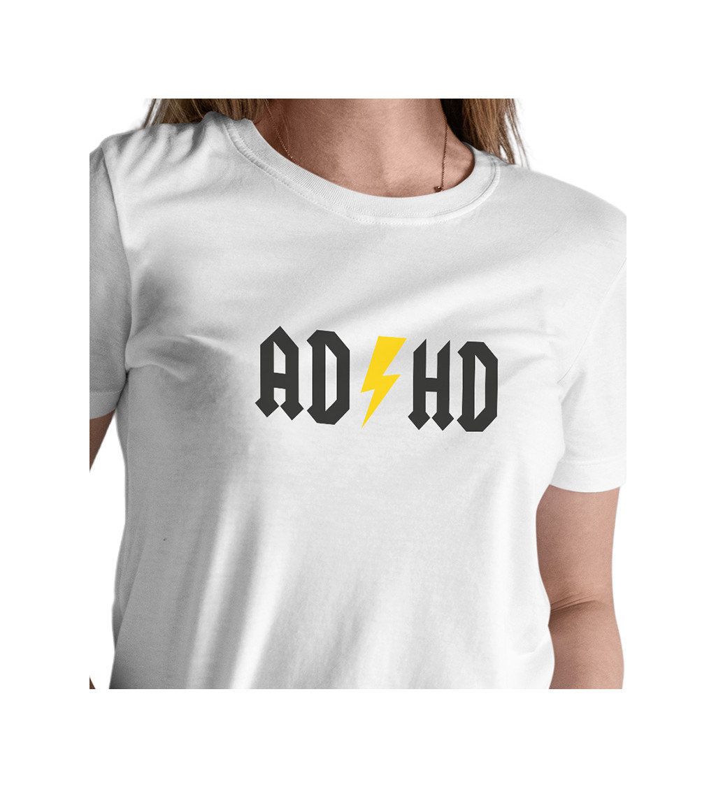 Dámské triko bílé - ADHD