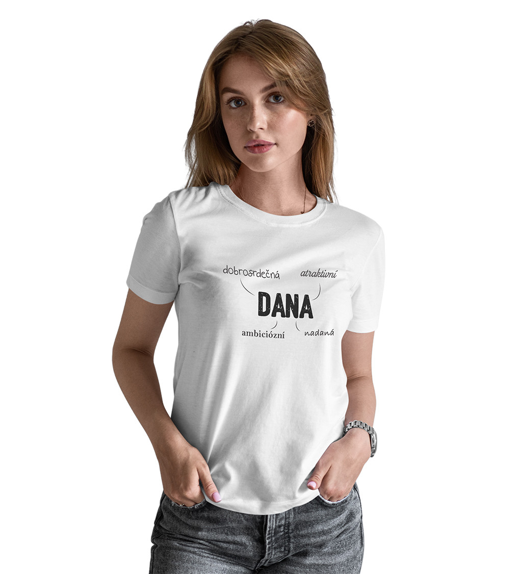 Dámské triko bílé - Dana