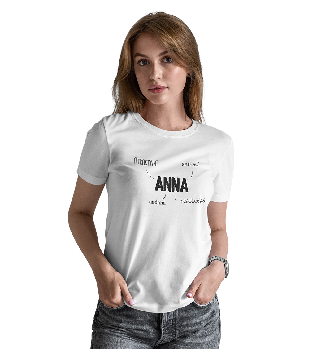 Dámské triko bílé - Anna