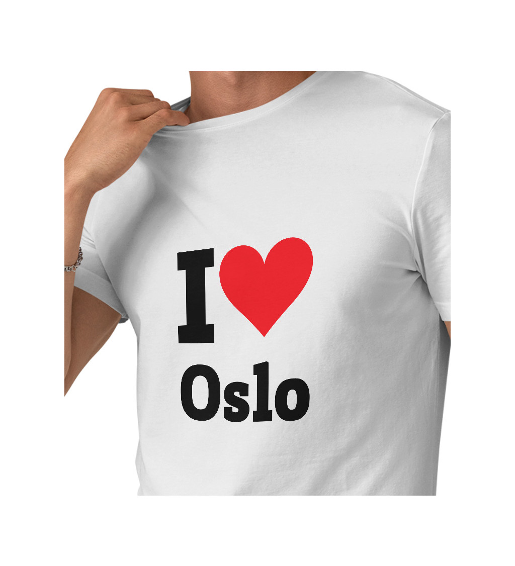 Pánské triko - I love Oslo