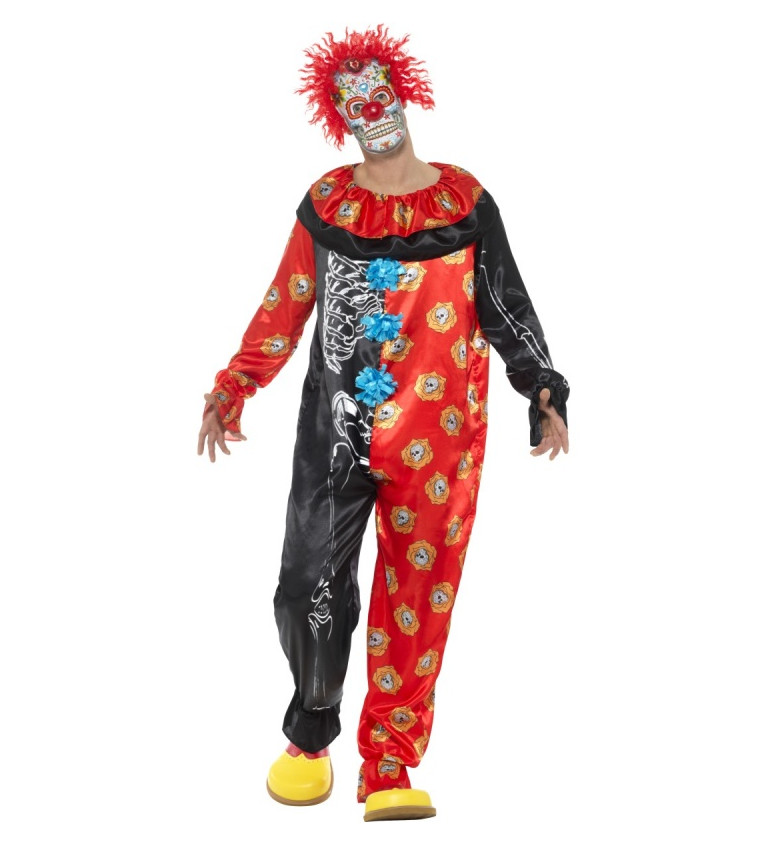 Pánský kostým - klaun - Day of the Dead