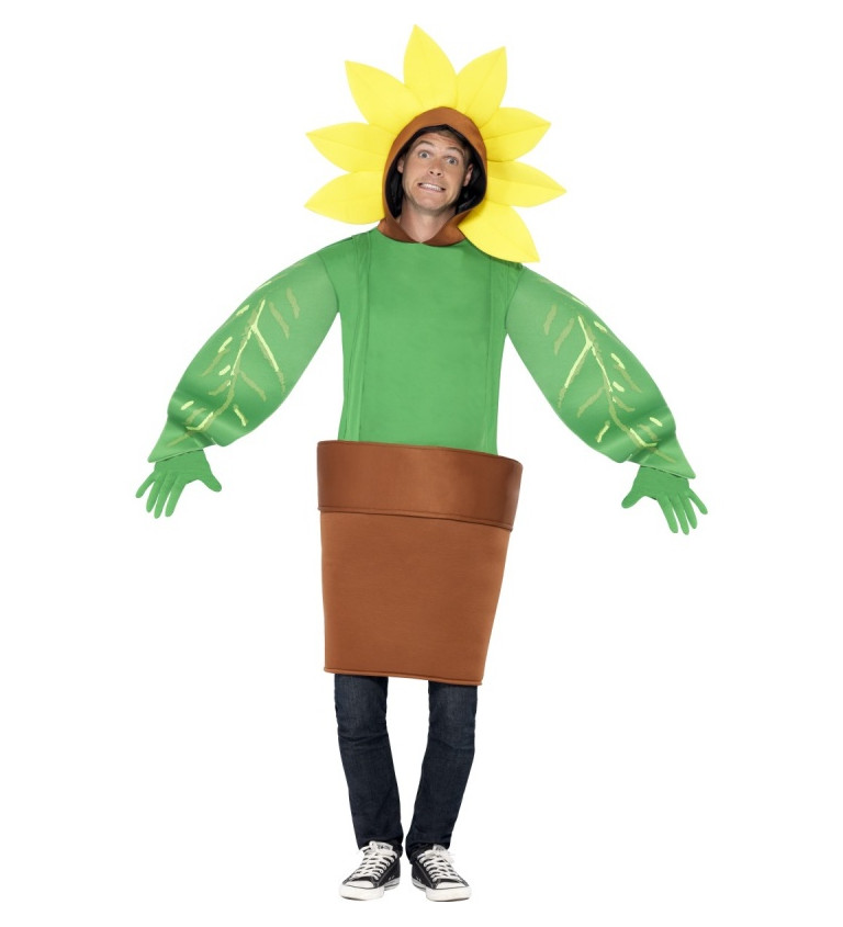 Unisex kostým - Slunečnice v květináči
