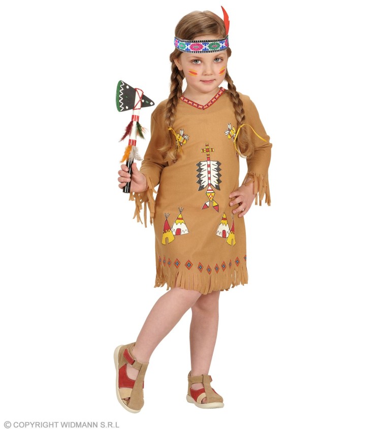 Dětský kostým - Indiánka IV