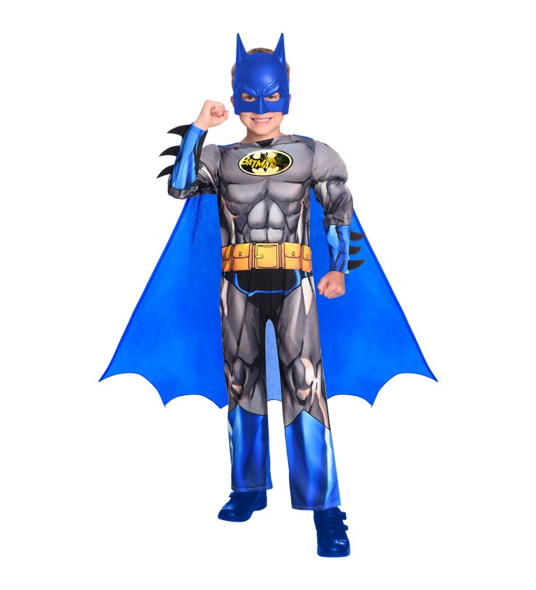 Dětský kostým - Batman v modré barvě
