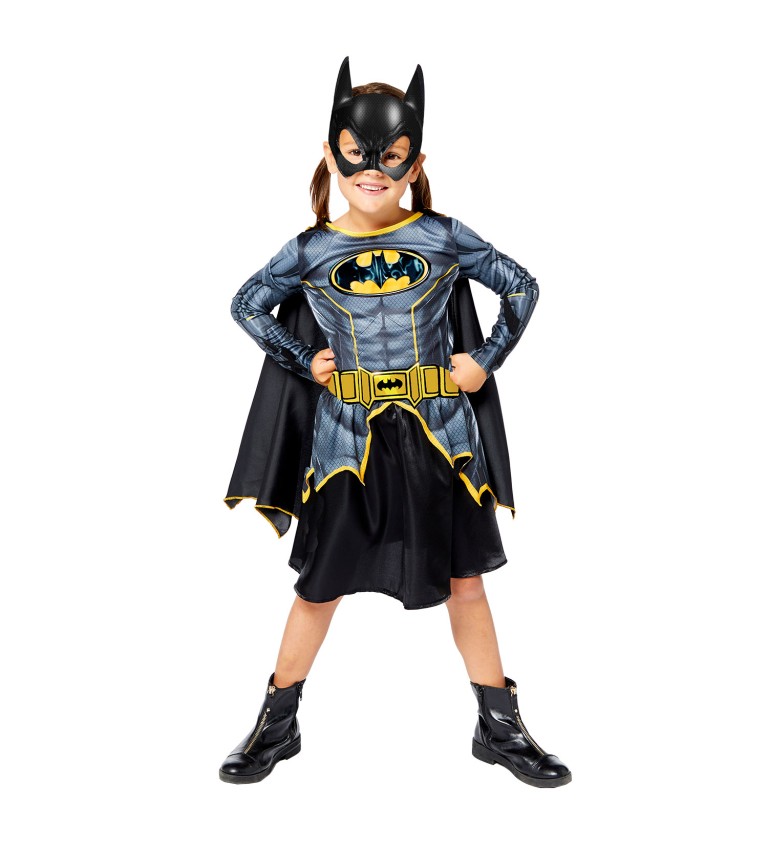 Dětský kostým - hrdinka Batgirl