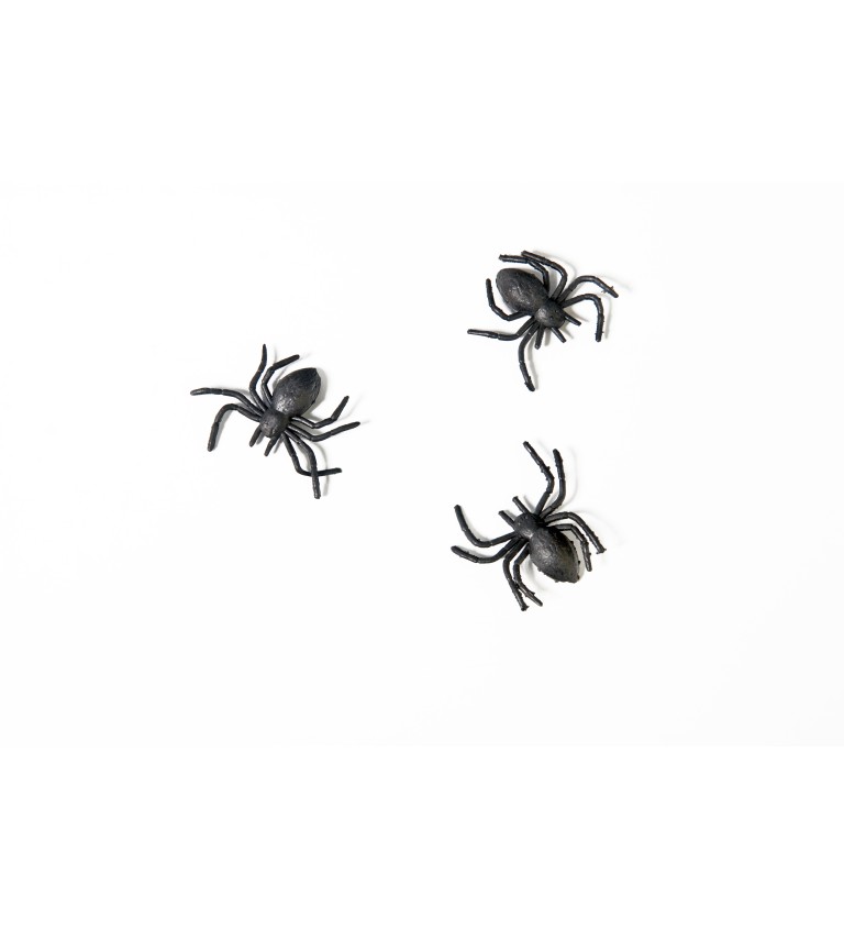Pavouci - dekorace na Halloween, 10 ks