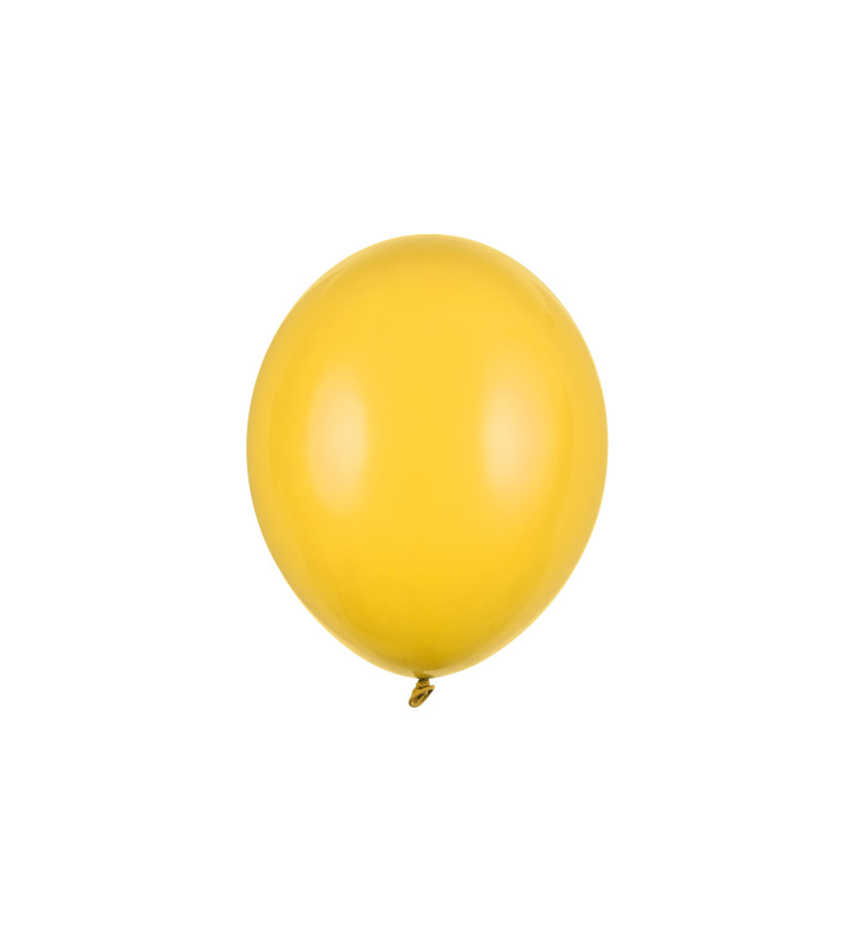 Latexové balónky 27 cm tmavě žluté, 10 ks