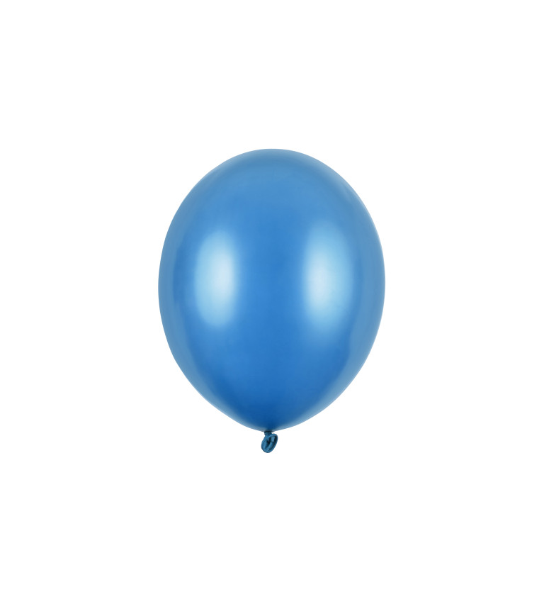 Latexové balónky 30 cm metalické, tmavě modré, 10 ks