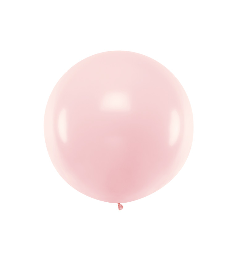 Jumbo balonek světle růžový