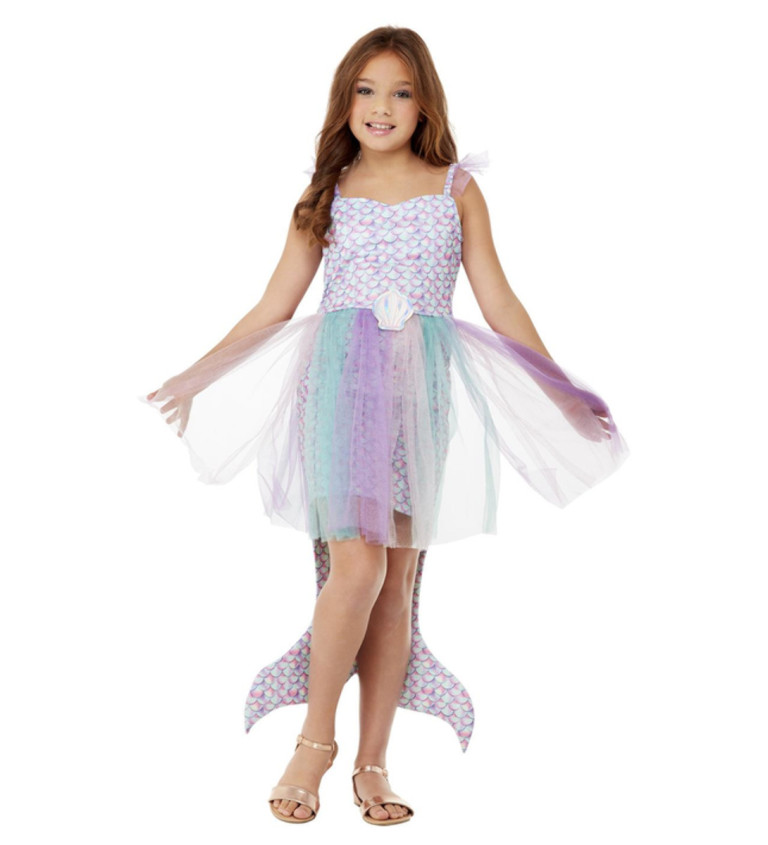 Dětský kostým - fialová mořská panna