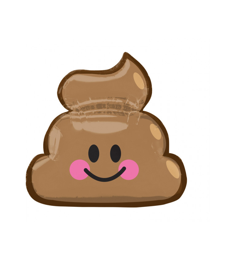 Balón Emoji poop