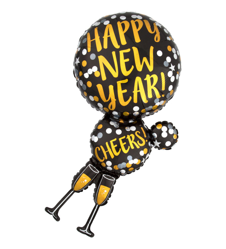 Fóliový Balónek - Happy New Year