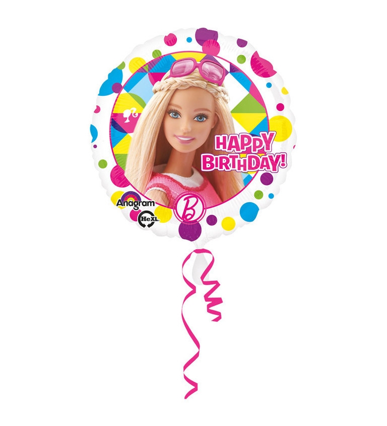 Barbie fóliový balónek