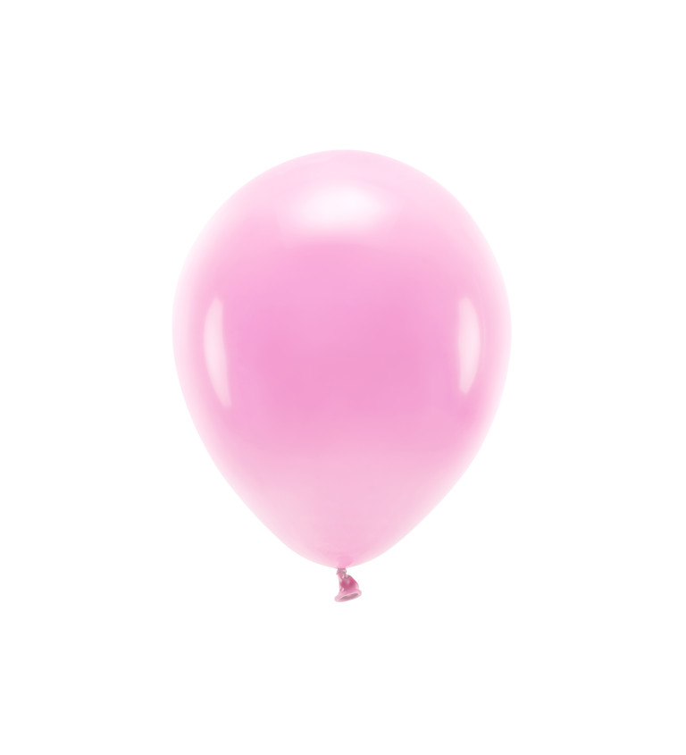 EKO Latexové balónky 30 cm pastelové, růžové, 10 ks