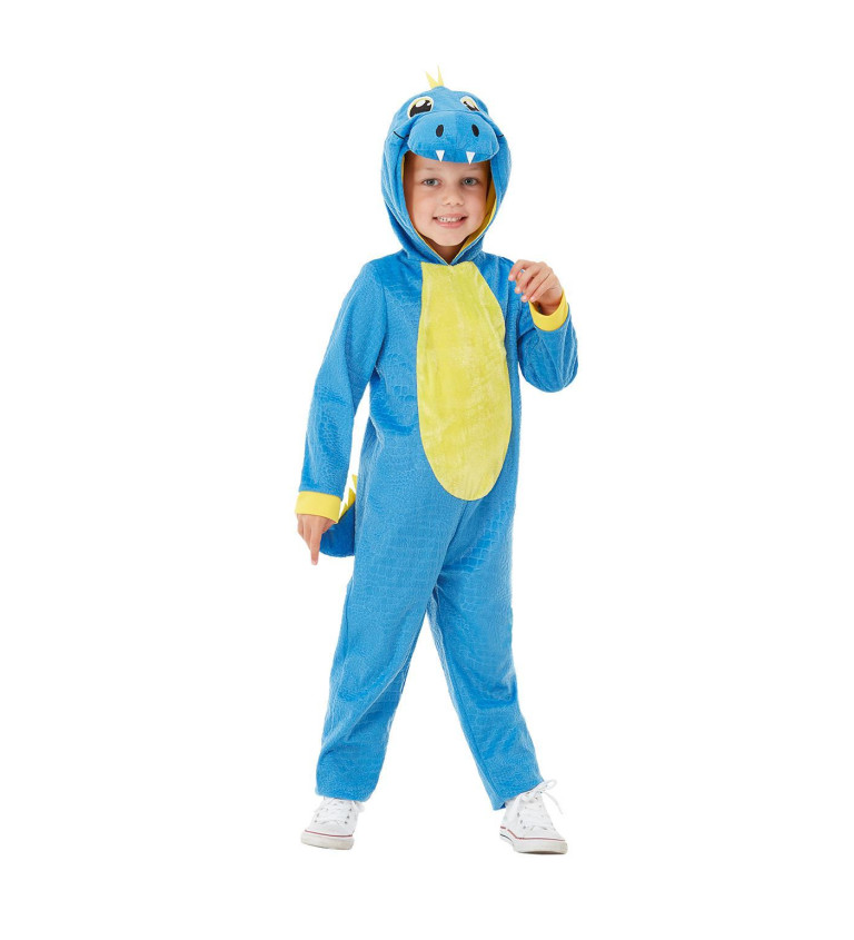 Dětský kostým modrý dinosaurus