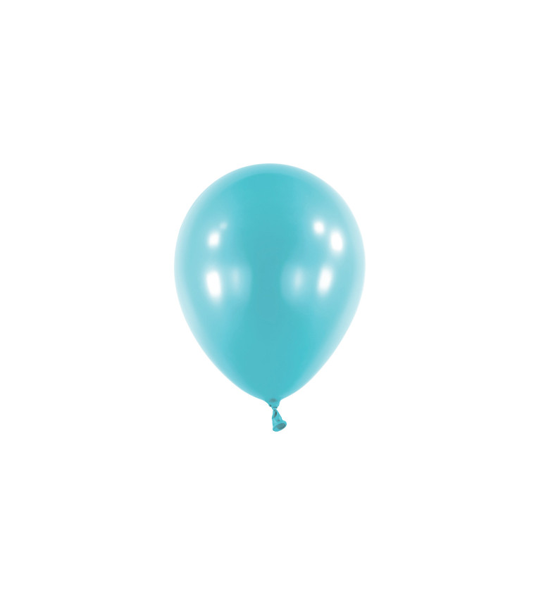 Latexové balónky 13 cm karibská modrá, 100 ks