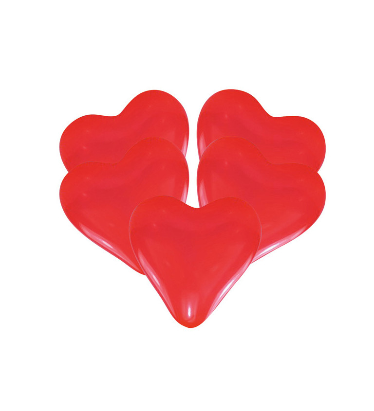 Latexové balónky červené srdce