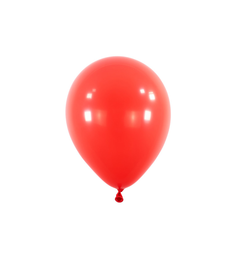 Červené latexové dekorační balónky