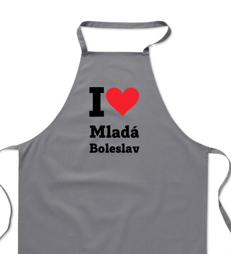 Zástěra šedá - Mladá Boleslav