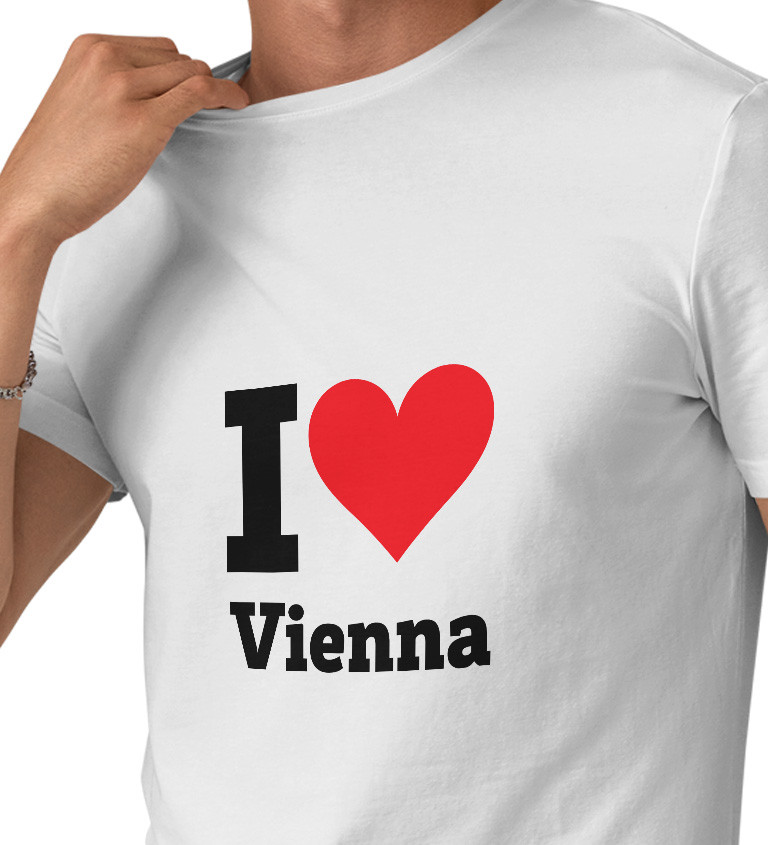 Pánské triko - I love Vienna