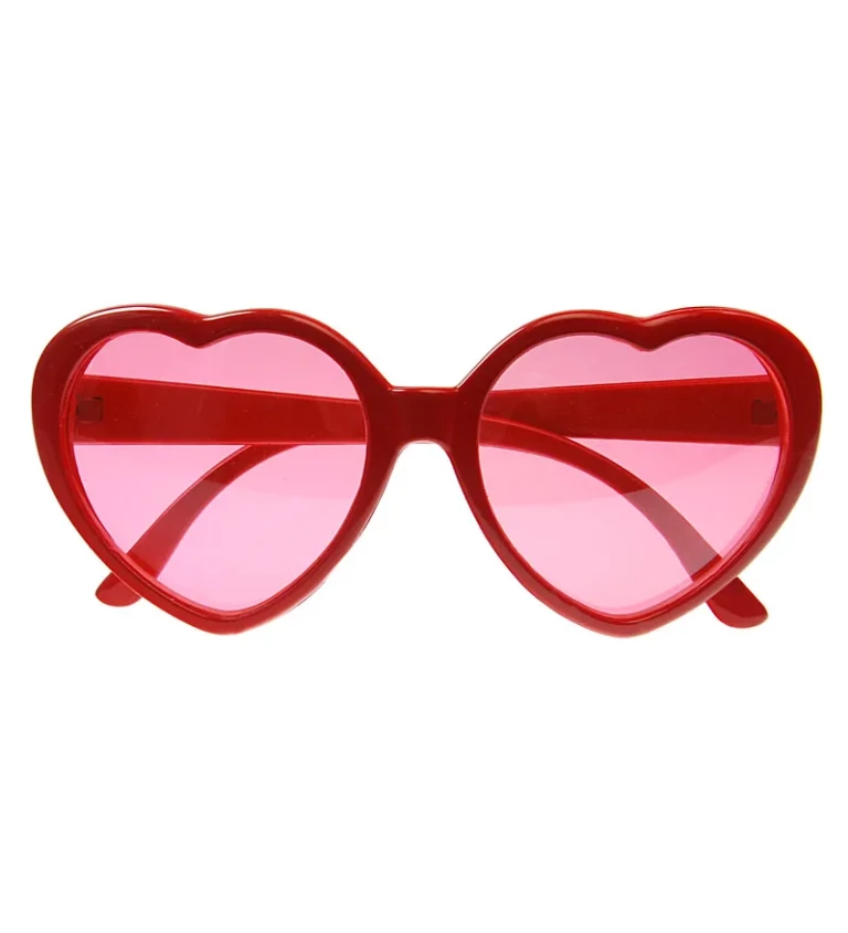 Dámské brýle srdce červené